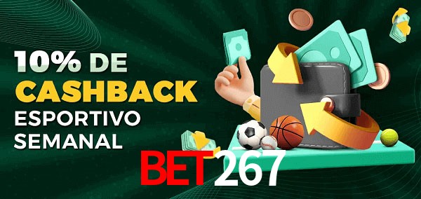 10% de bônus de cashback na bet267